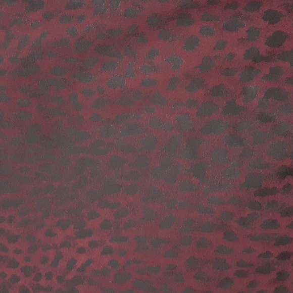 Y2K Bebe Red and Black Leopard Midi Skirt Size 6 - Picture 3 of 8